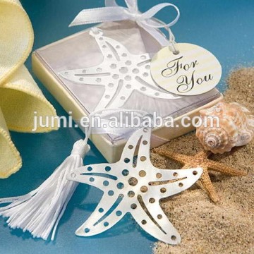 Starfish stainless steel bookmark wedding door gift