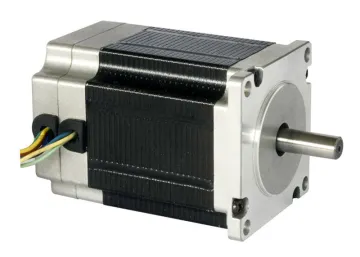 Wye-windings permanent magnet brushless dc motors enforced NEMA Size 23