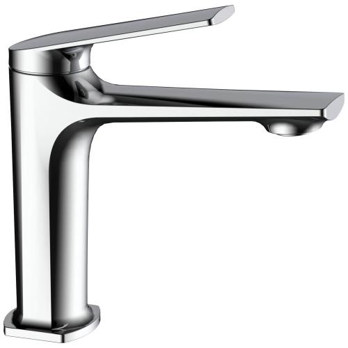 Wash Basin Faucet Polished Chrome Single Handle Brass