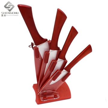 Best Ceramic Kitchen Knife Set with Acrylic Stand