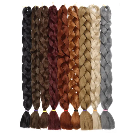 Wholesale 82" 165g Jumbo Braiding Hair Synthetic Hair Braids Hair Braiding Extensions