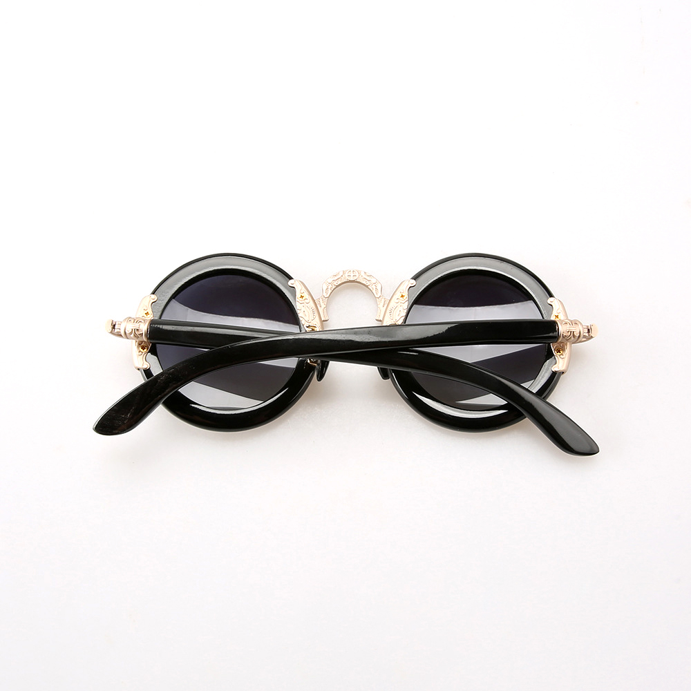 Retro Cylindrical Buffalo Horn Sunglasses