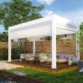 Aluminum outdoor waterproof louvered pergola