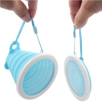 Collapsible BPA-Free Silicone Water Bottle for Outdoor Activities