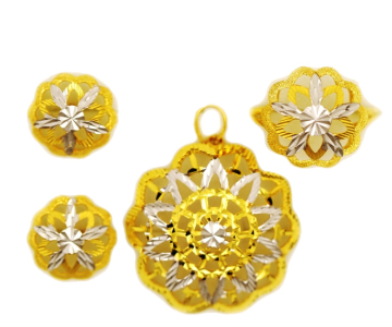 18K Charm jewelry Half set