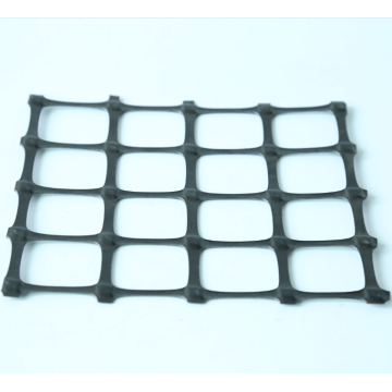 PP biaxial plastic geogrid 30KN pavement reinforcement