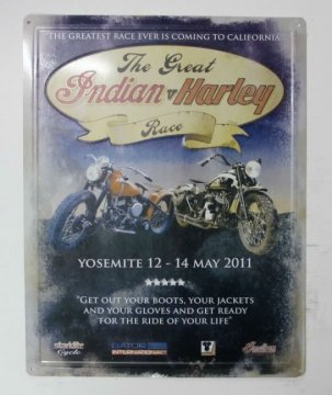 Moto Metal Sign