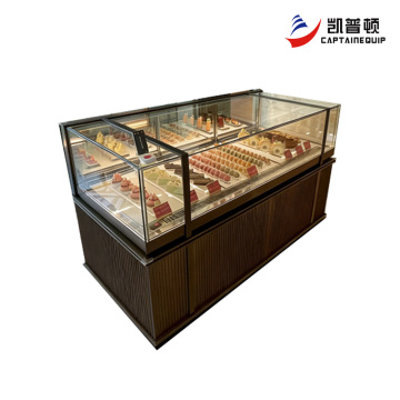 1.5m Curved Glass Cake Display Refrigerator.