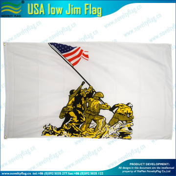 100% Polyester USA Iow Jim flag