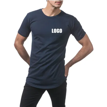 Navy Blue T-Shirt Custom Solid Color T-Shirt