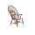 Modello classico Hans Wegner Wood Peacock Chair