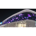 Yüksek Çözünürlüklü LED Mesh Video Medya Cephe Ekranı