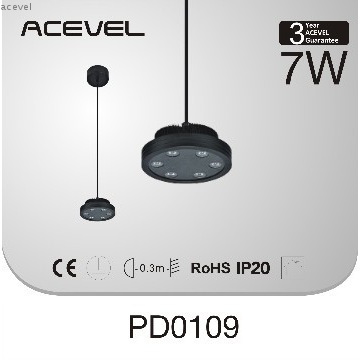 New design LED COB pendant light, 7W