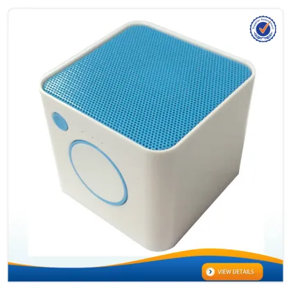 AWS1111 Cube Wireless Microphone Speaker For Saunar Manual Mini Creative Speaker Volume Control
