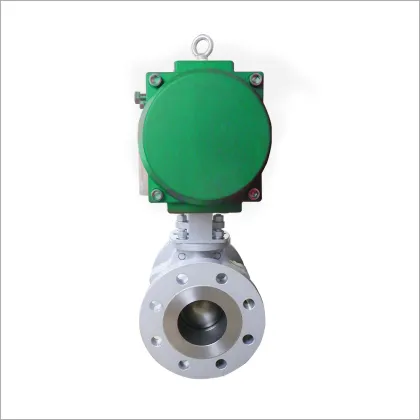 High Pressure Pneumatic O-type Ball Valve