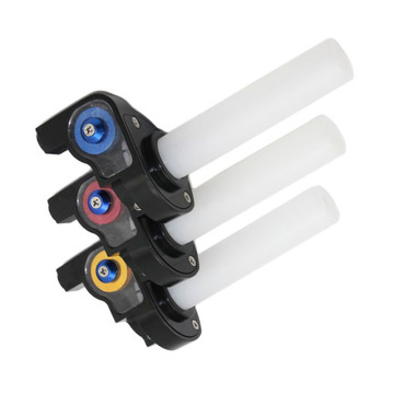 오토바이를위한 범용 22mm 모토 크로스 스로틀 그립 그립