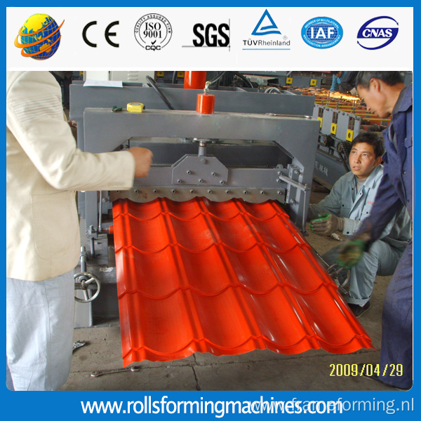 Steel Panel Glazed Steel Tile Roll Forming Machine