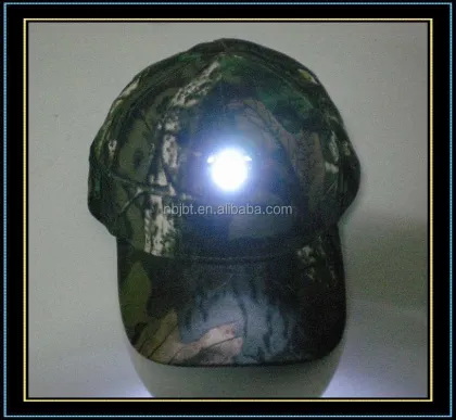 Custom Promotion Baseball Cap with Built-in LED Light - Cheap Gift Item