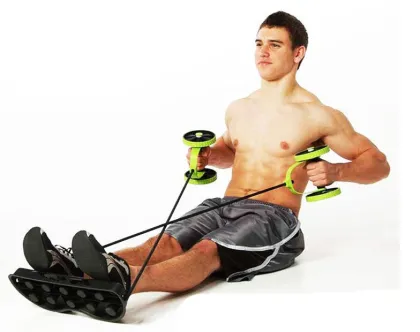 Rope Abdominal Wheel Muscle Training Wheel Revoflex Xtreme