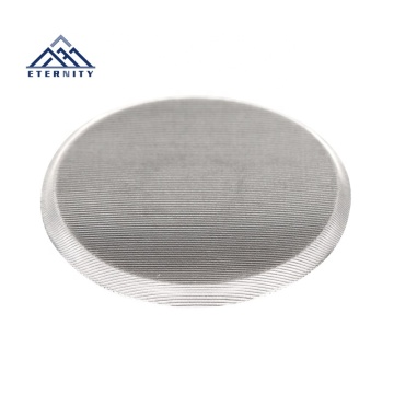 Usine de filtre à disque en acier inoxydable à maille fritté 316l pour filtration solide liquide à air