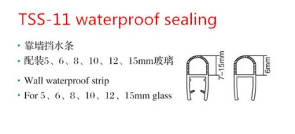 PVC glass waterproof seal strip