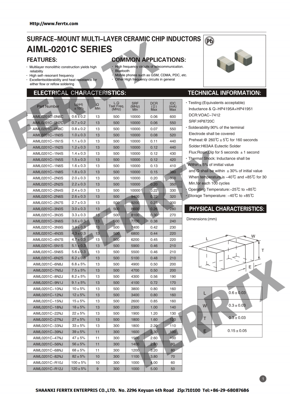 SMD Inductor AIML-C