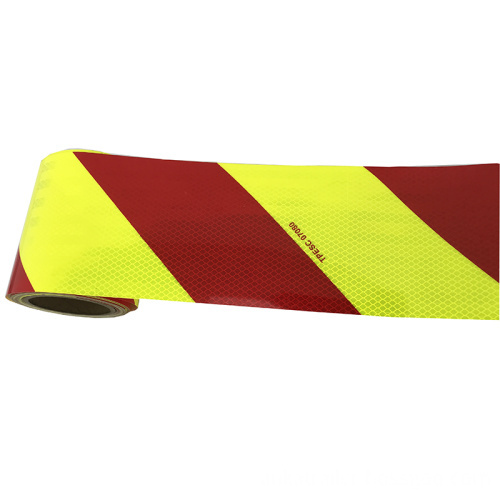 Red And White Reflective Strips Fluorescent reflective film safety markings Factory