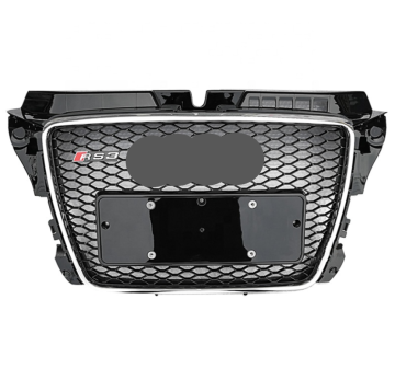 TRIMINE DE CHROME HOAKED HOOD CHROME pour 2009-2013 Audi A3 8P Audi RS3 Grill pour pare-chocs avant