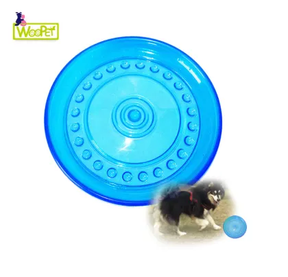 Pet Dog Training Soft Frisbeed Toy Flying Disc Fetch Silicone Toss and Fetch Dog Soft Toy