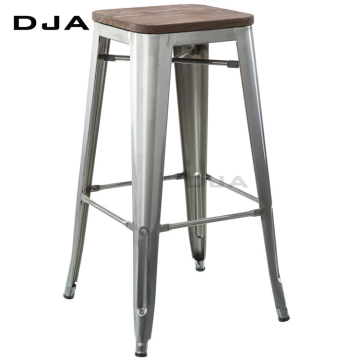 Contemporary Restaurant Bar Stool with Backrest and Popular Design for Kitchen
