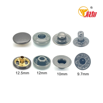 633# Decorative Brass Snap Fastener Set