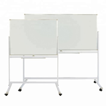 Free Standing Reversible Double Sided Dry Erase White Board Magnetic Mobile Whiteboard Stand With Wheels