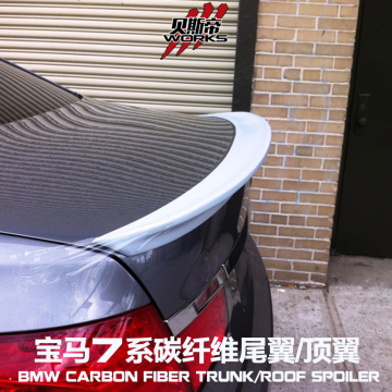 2009-2011 F01 ASC-Stil für Kohlefaser-Kofferraum-Spoiler und Dachspoiler für BMW 7 Serie