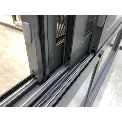 Three Panel Sliding Window aluminum sliding window insulation and sound insulation Manufactory