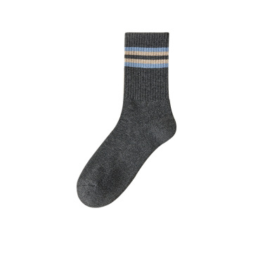 Custom Thick Loop Breathable Midi Winter Socks for Men