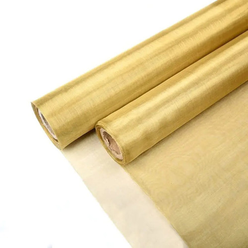 Pakai Rintangan Plain Weave Brass Wire Mesh