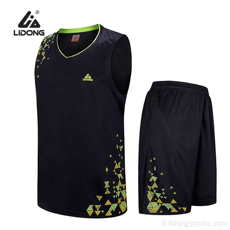 Design a maglia da basket a buon mercato Nuovo stile Basketball Unifrom