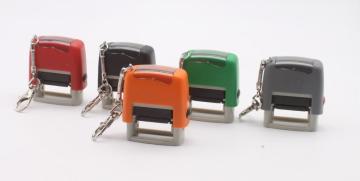 mini plastic pocket signature name self-inking stamp