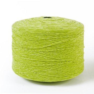 Premier Green 1/6nm Polyester Chunky Chenille Yarn for Hand Knitting