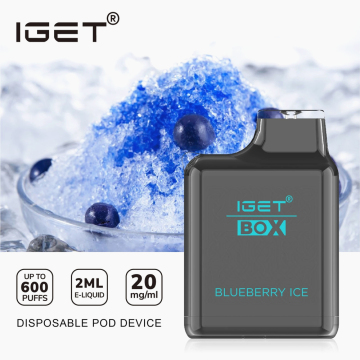 IGET Box Vape Disposable Vape TPD Certify