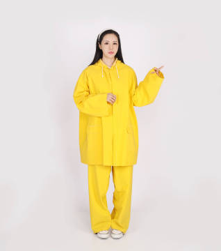 Adult polyester unisex all season outdoor hiking Waterproof colorful single person reflective raincoat