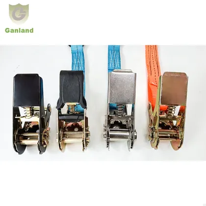 Truck Webbing Ratchet Tie Down Strap for Cargo Control