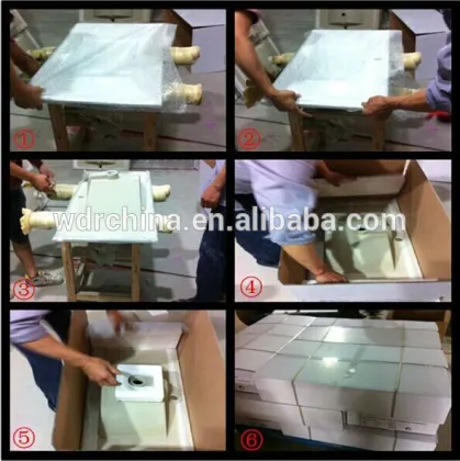 Thin edge square quality washbasin cabinet foshan