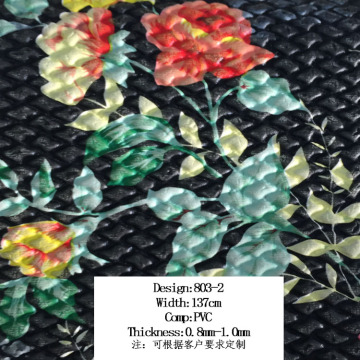 colorful PVC leather cloth for 3d wallpaper
