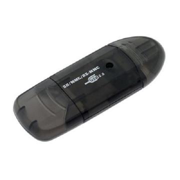 High Speed Multi-Function Blue Memory Card Reader Adapter SD TF SDHC USB 2.0
