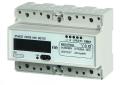 Grade de suporte DIN três fase medidor da energia eletrônica comunicação RS485/Modbus/infravermelho