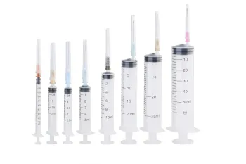 Single-use sterile syringes