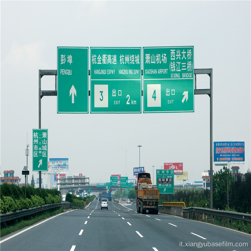 Cartelloni pubblicitari di sicurezza Ttraffic Signs Reflector Base Film