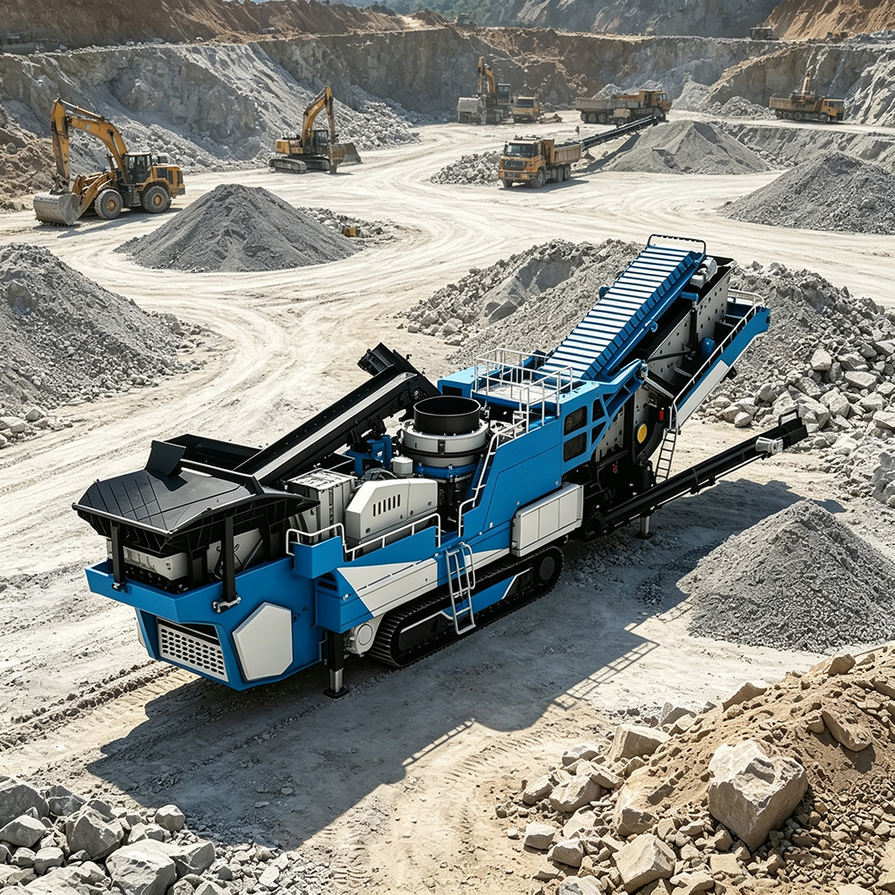 Tracked Mobile Crushing Screening Plant