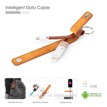 Bluetooth 4.0 Anti Lost Smart Remote Control Self Timer USB Cable For IOS & Androd